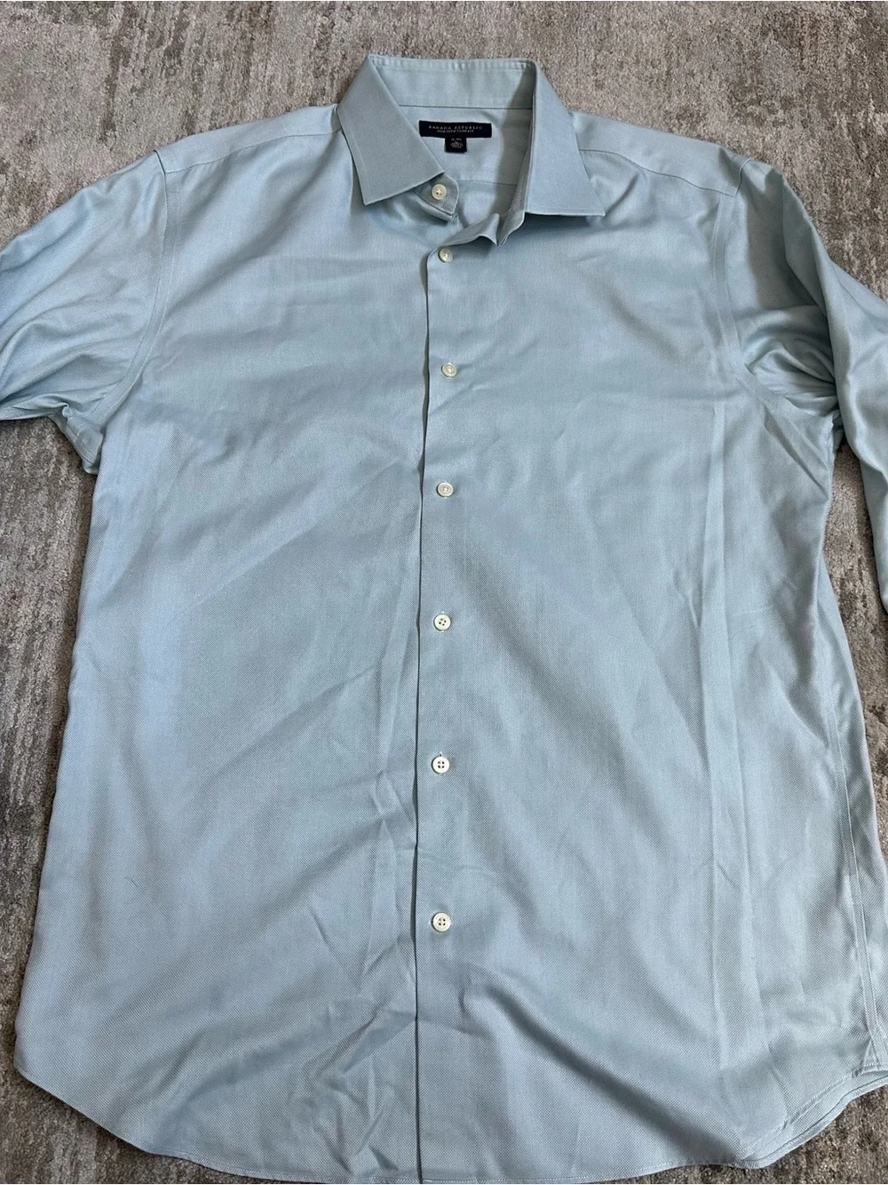 Banana Republic Men's Pale Blue Dress Shirt